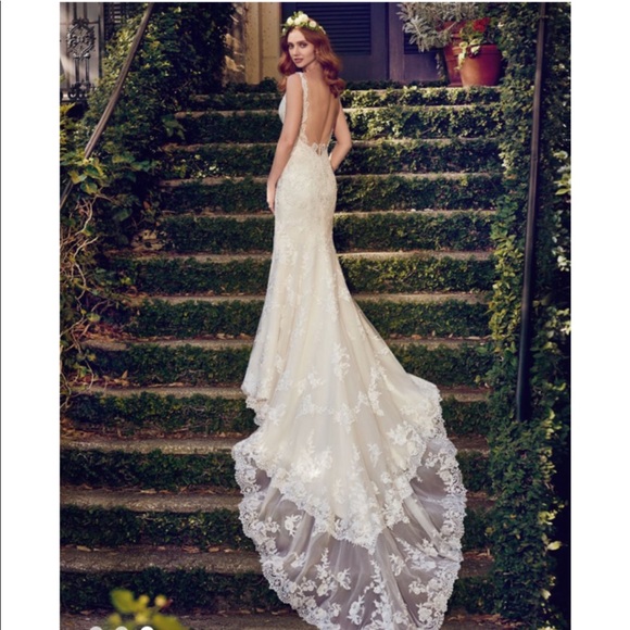 Maggie Sottero ZAMARA wedding gown size 10 - Picture 7 of 7